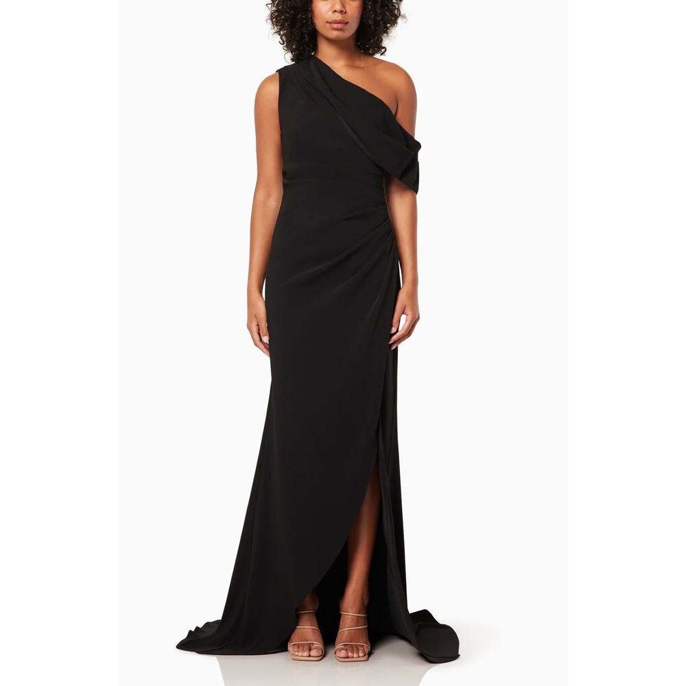 Elliatt Isadora Off The Shoulder Maxi Gown in Black
Size Small